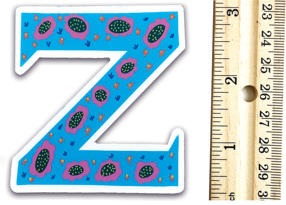 Alphabet Z Sticker