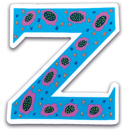 Alphabet Z Sticker