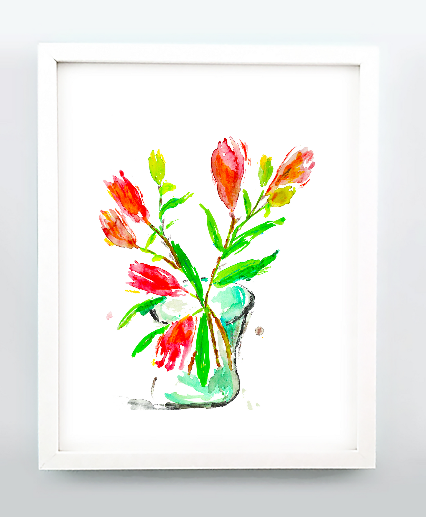 Print -Orange Lilly