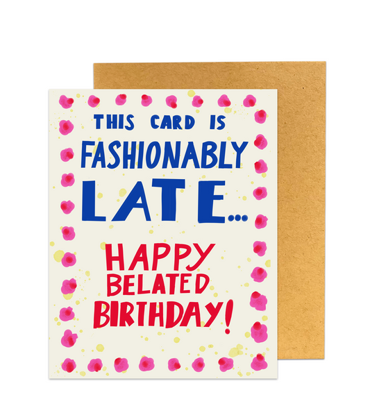 Belated Birthday wishes!