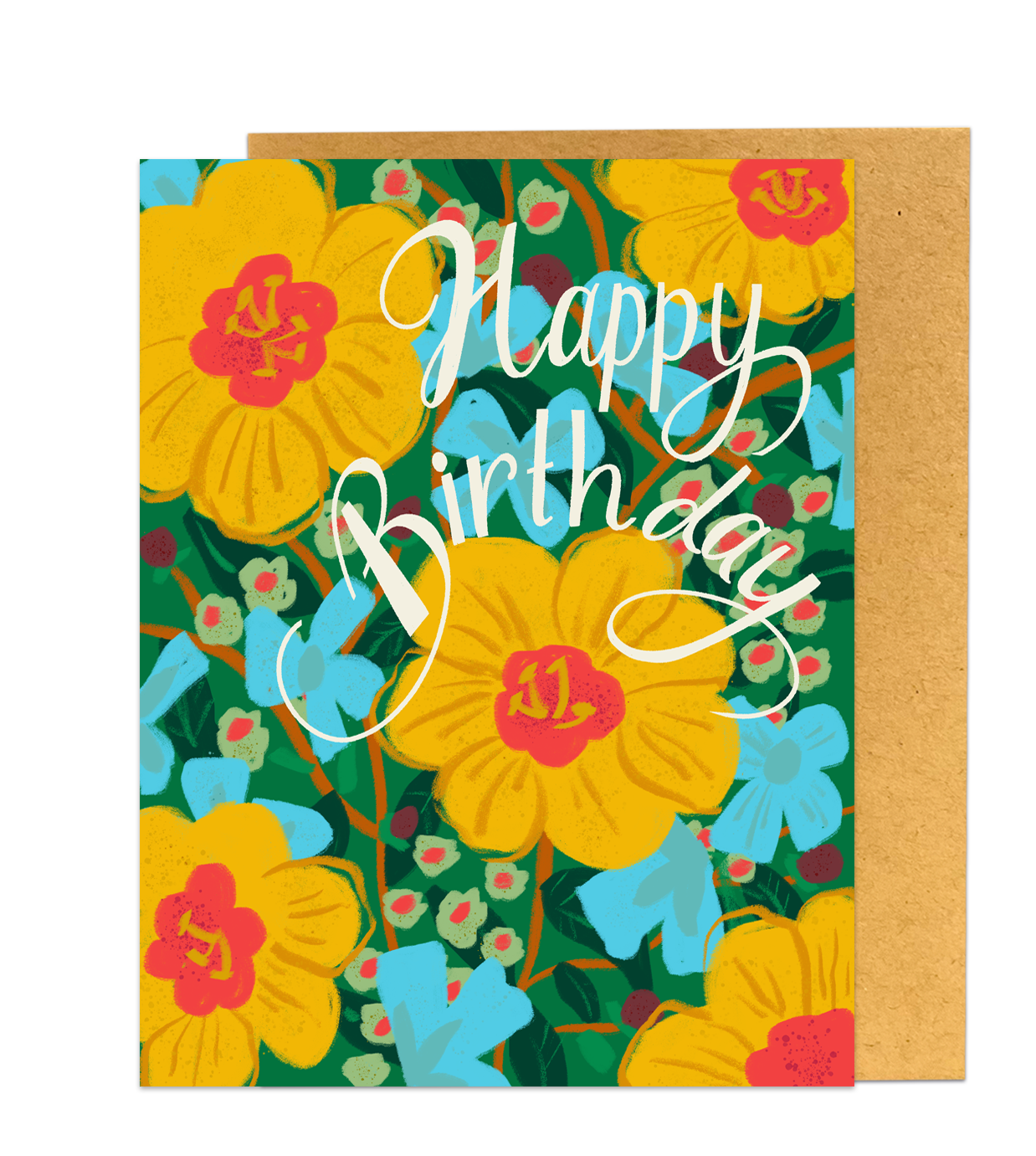 Birthday wishes with a flower bouquet!