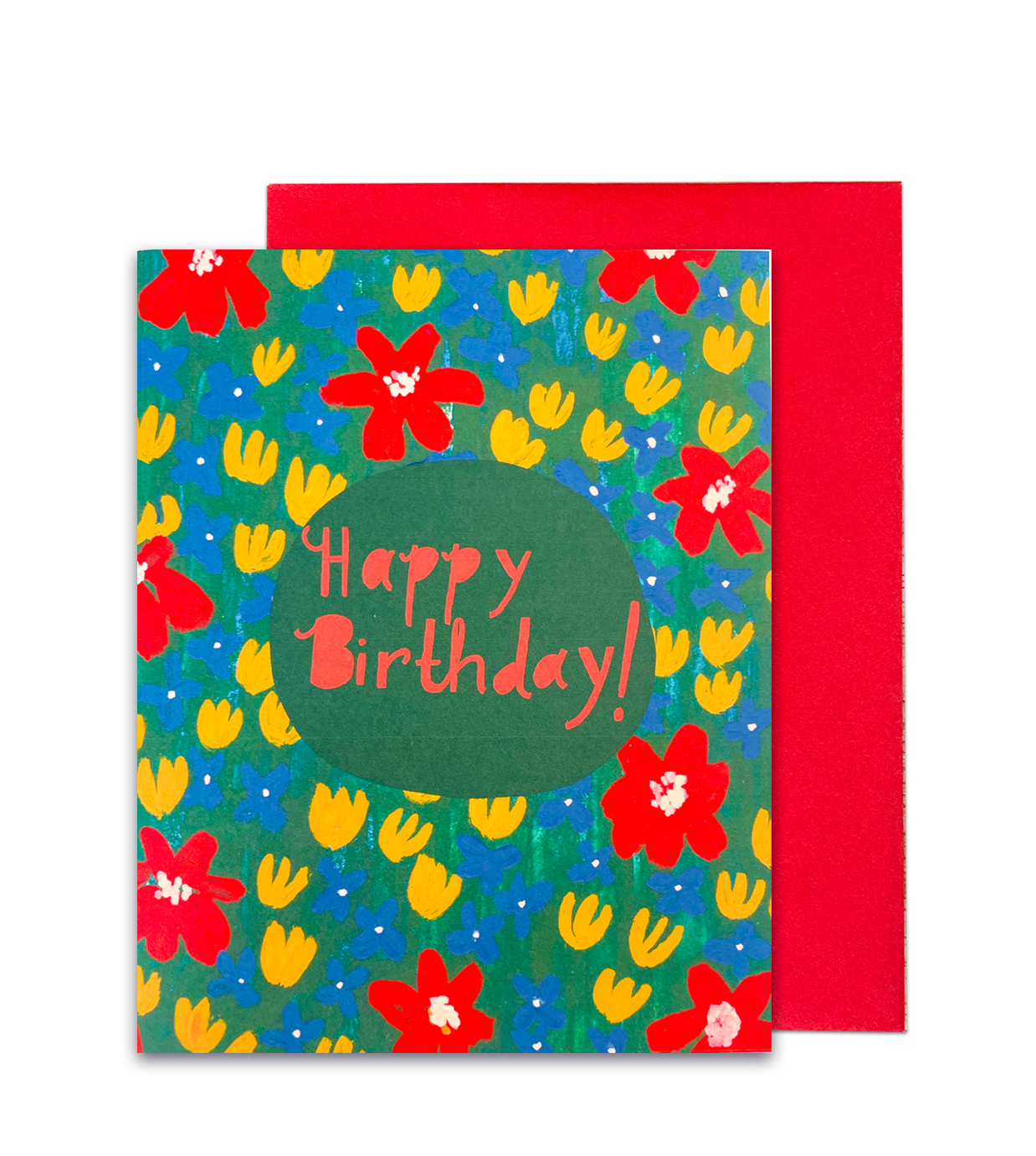 Birthday wishes with flowers
