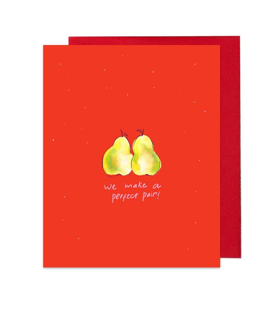 We make a perfect pair! - Valentines day card