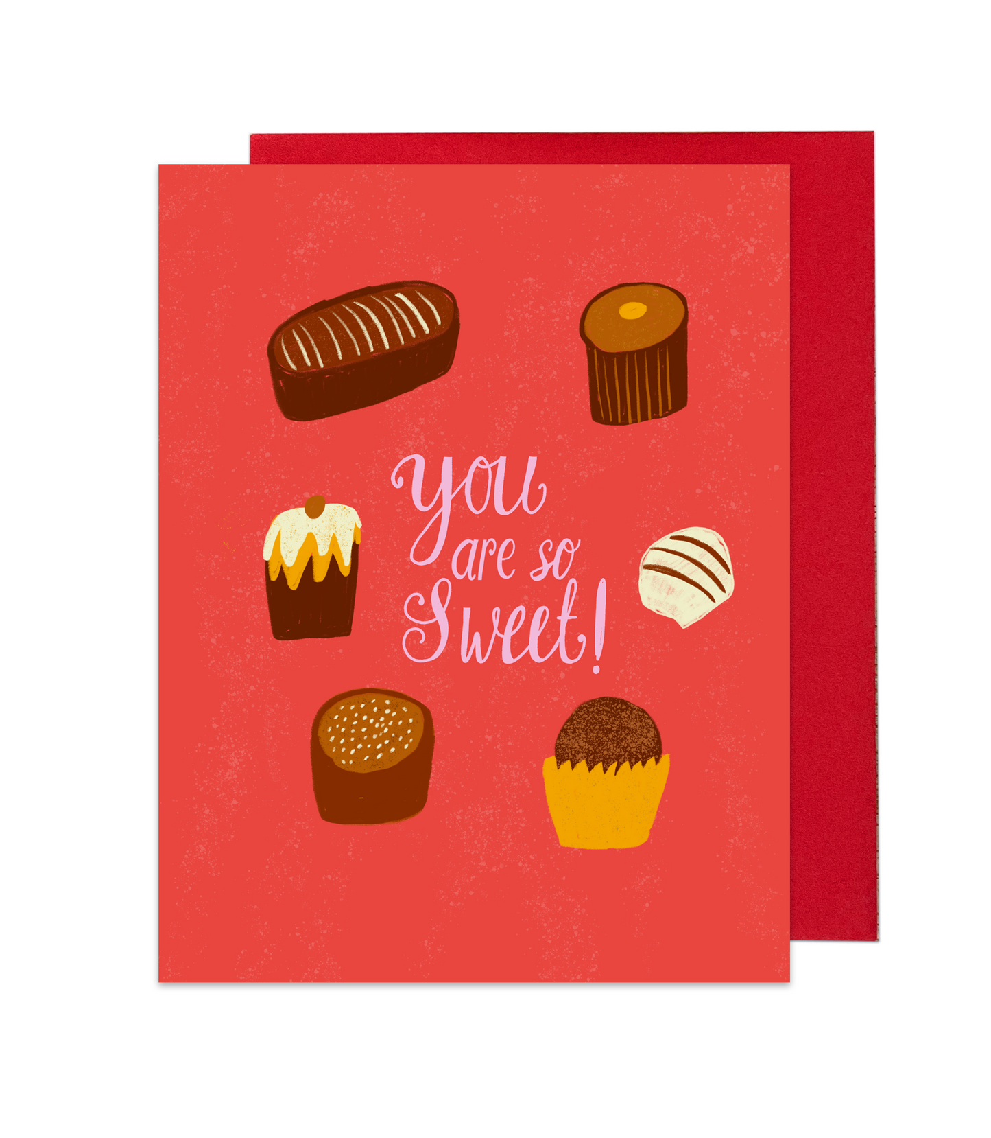 You are as sweet as chocolate - Valentines day card