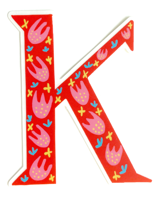 Alphabet K Sticker