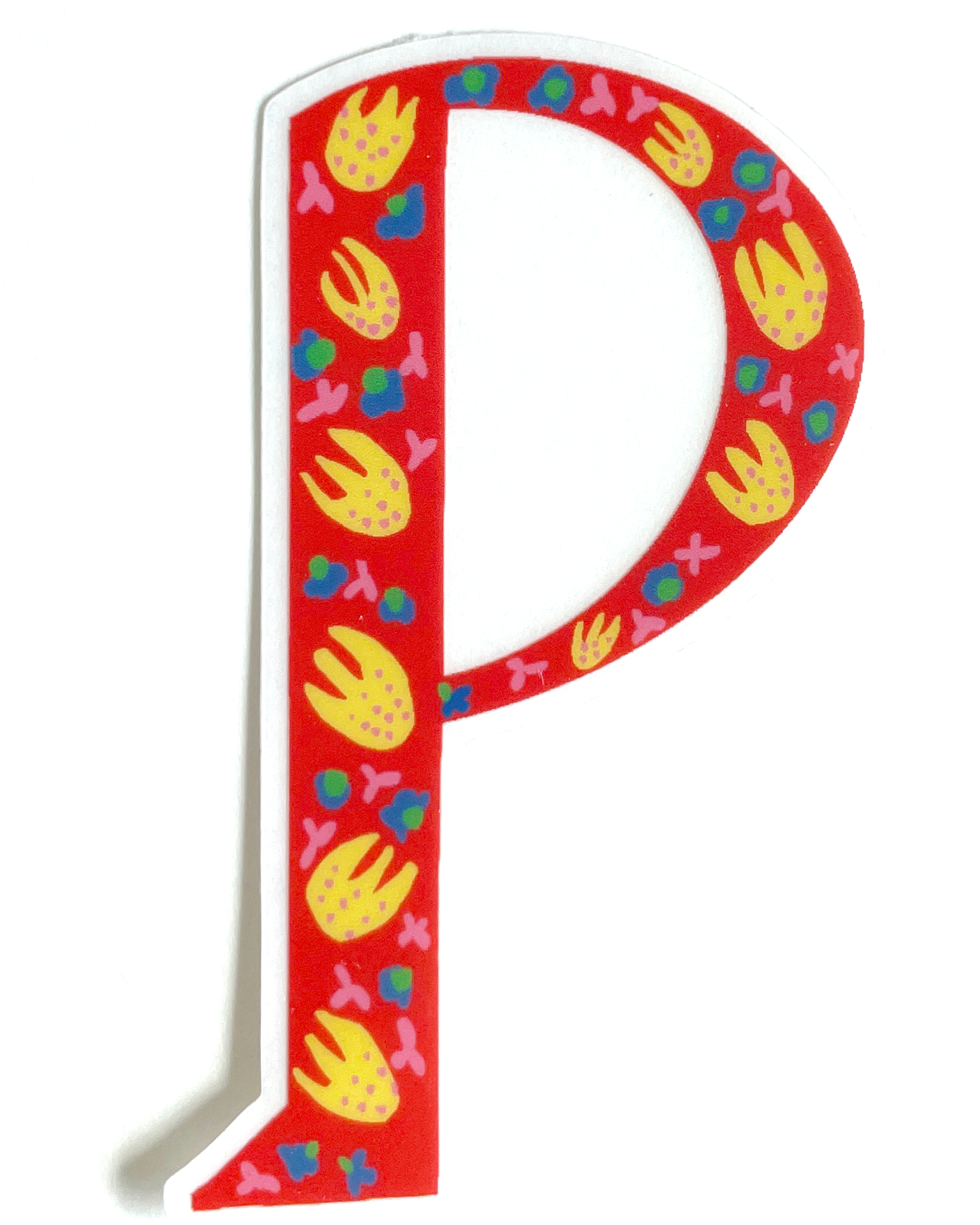 Alphabet P Sticker – Ladooladoo