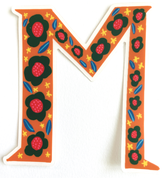Alphabet M Sticker