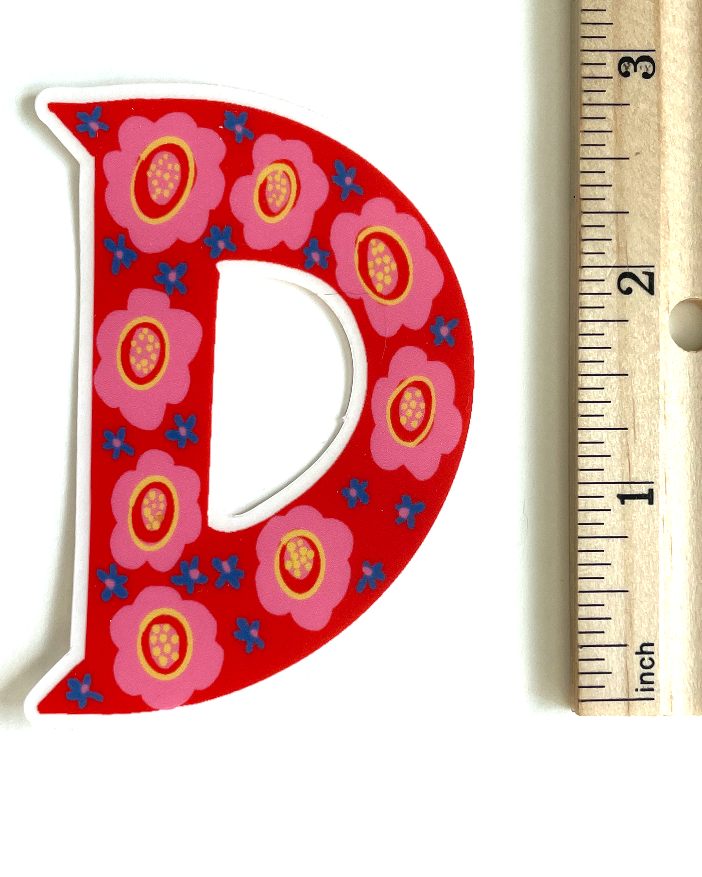 Alphabet D sticker
