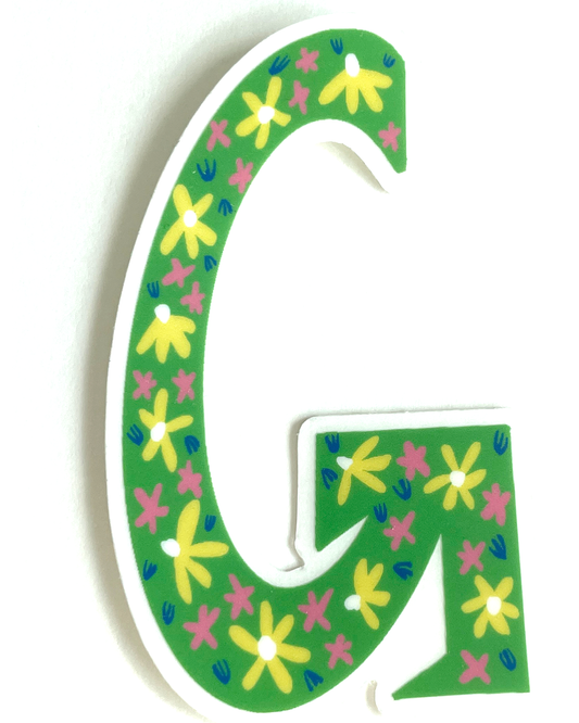 Alphabet G sticker